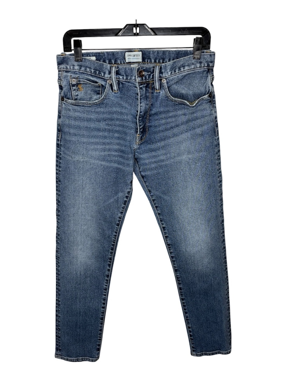 Todd Snyder Jeans Mens 30x30 Blue Medium Wash Slim Fit Mid-Rise Cotton Blend